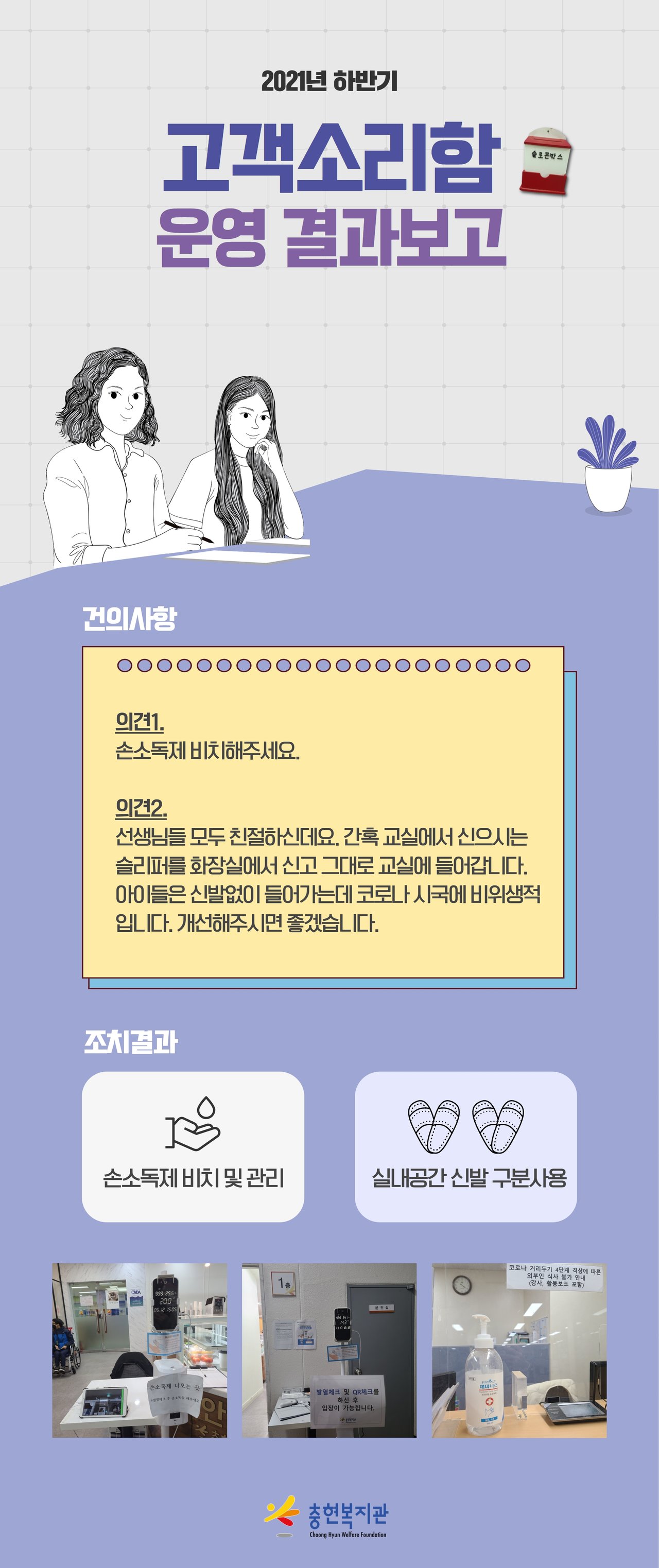 2021년 하반기 고객소리함 운영 결과보고